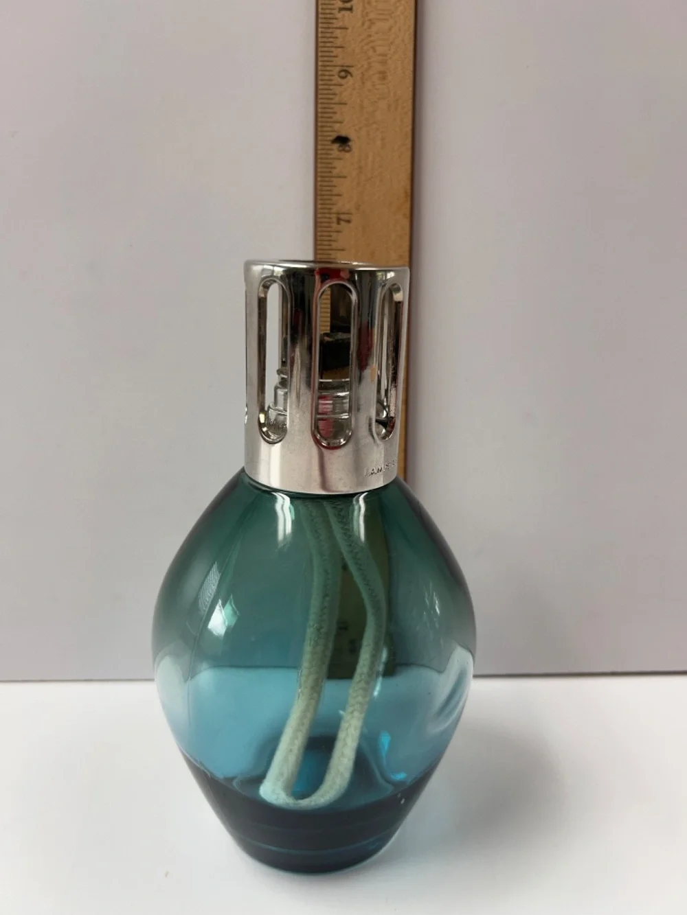 Unused Maison Berger Lampe Lamp Oval Blue Green Made in France